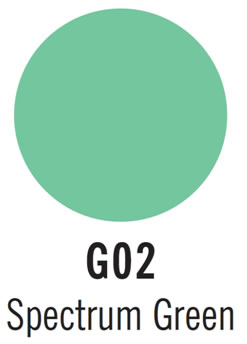 copic marker color spectrum green g02